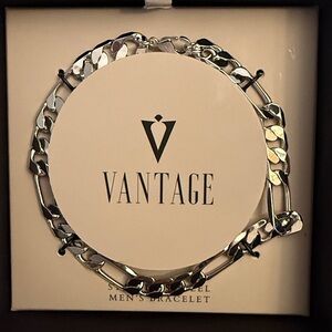 Stainless steal Men's Bracelet Tarnish free bracelet silver unisex jewelry